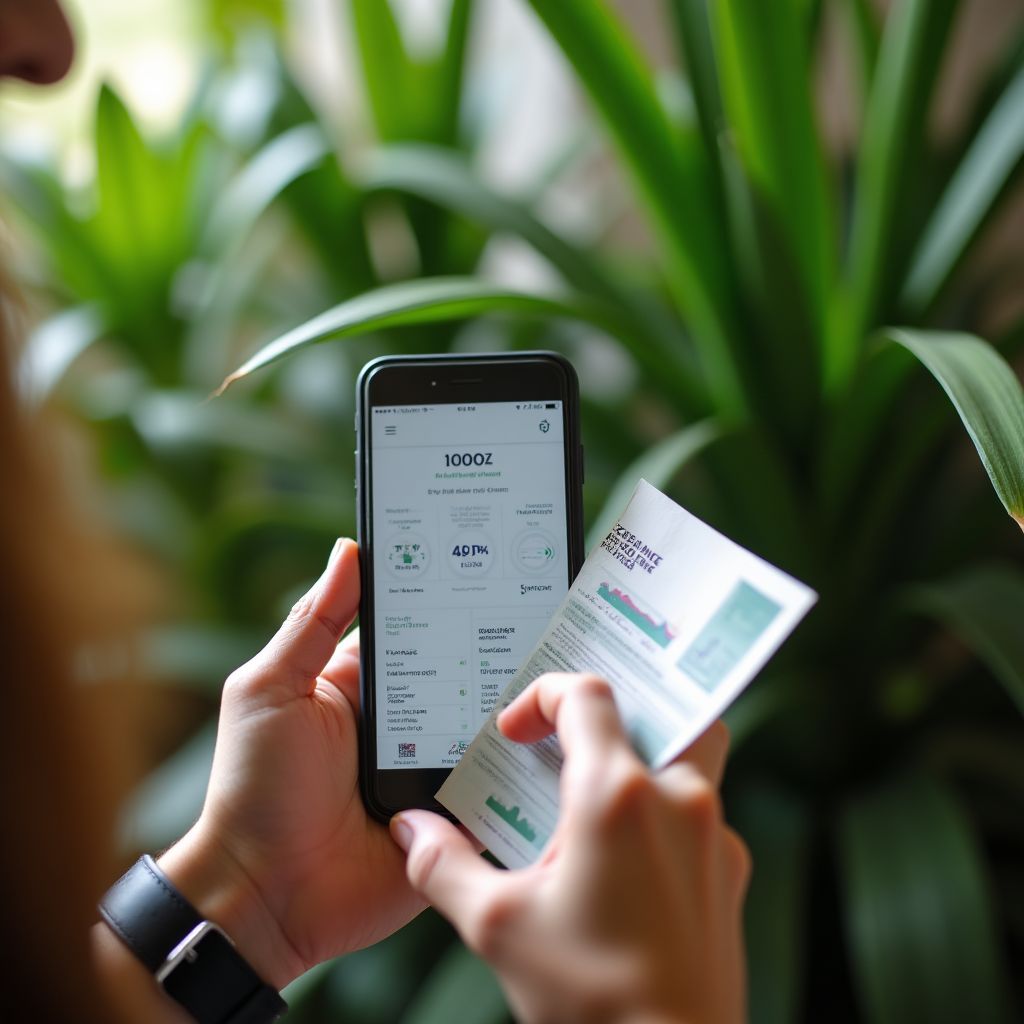 Digital financial tools reducing paper waste